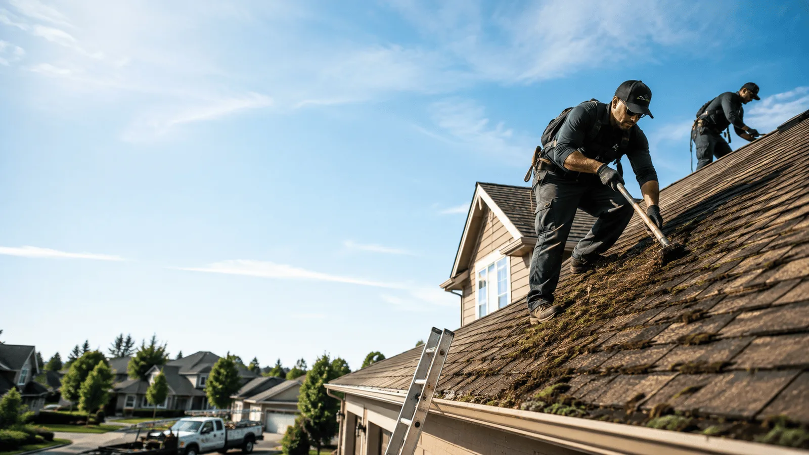 Roof Moss Removal in Powhatan Point, OH near me